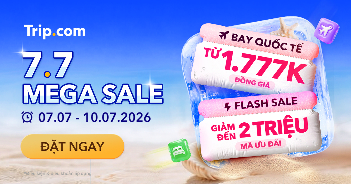 Ngày 7/7, khách du lịch Việt sẽ được hưởng giảm giá cực lớn
