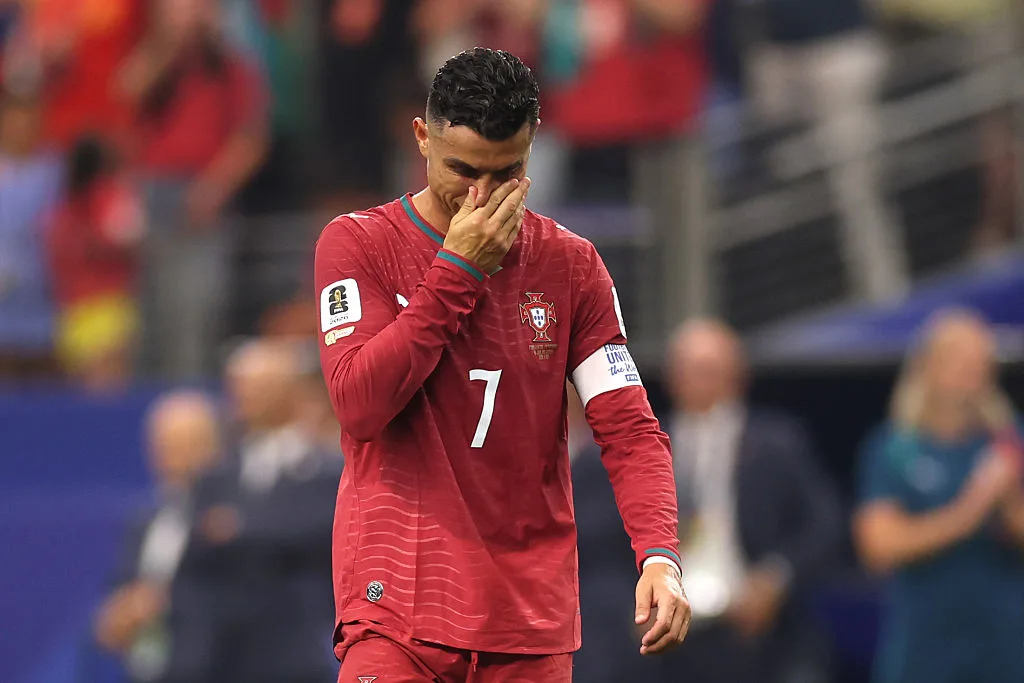 Ronaldo rơi nước mắt khép lại World Cup 2026 (Ảnh: @TimelineCR7)