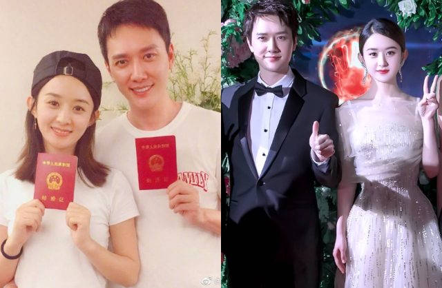 Triệu Lệ Dĩnh - Phùng Thiệu Phong có mối quan hệ tốt đẹp hậu ly hôn. Ảnh: Sina.
