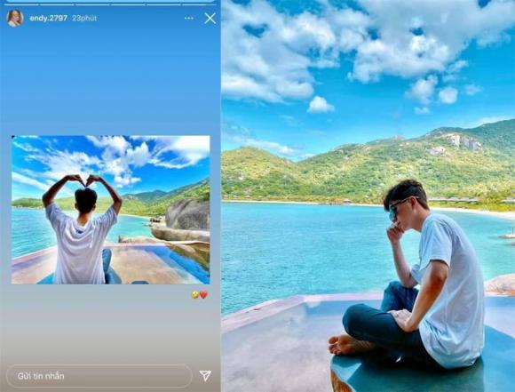Uyên Endy từng trượt tay đăng ảnh người đàn ông tạo hình trái tim, không ai khác là Ngô Kiến Huy