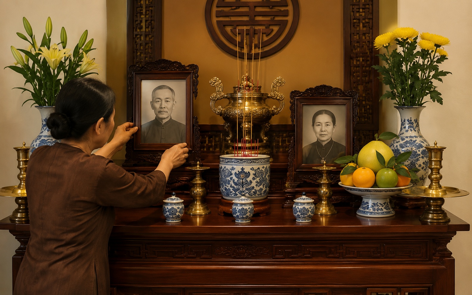 3 lỗi đặt ảnh bàn thờ