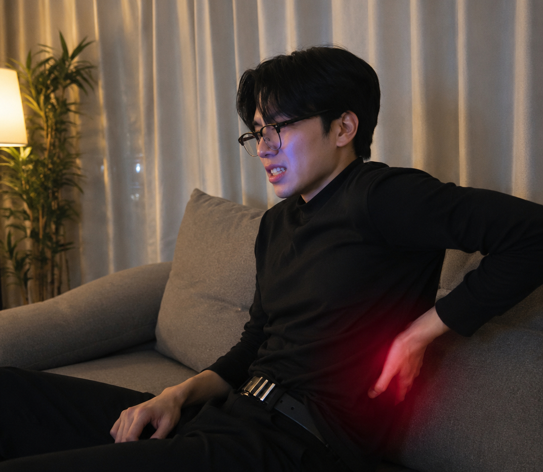 Khi con đau thắt lưng dữ dội, bệnh suy thận hay ung thư thận đã ở giai đoạn muộn (Ảnh minh họa)