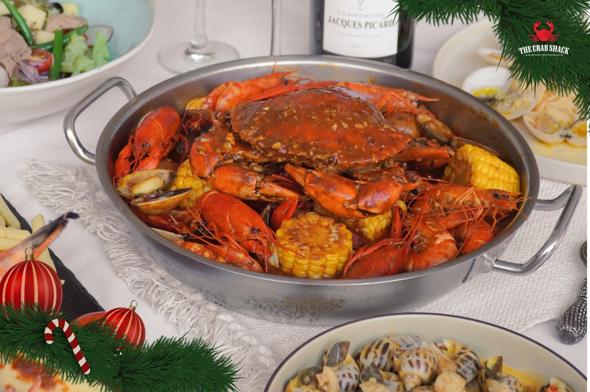 Tại The Crab Shack, sốt Cajun được xem là