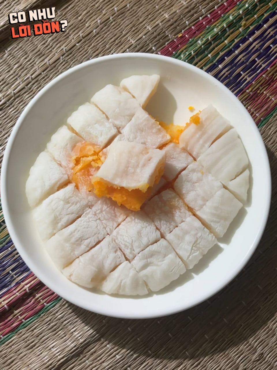Cận cảnh chiếc bánh dẻo từng 