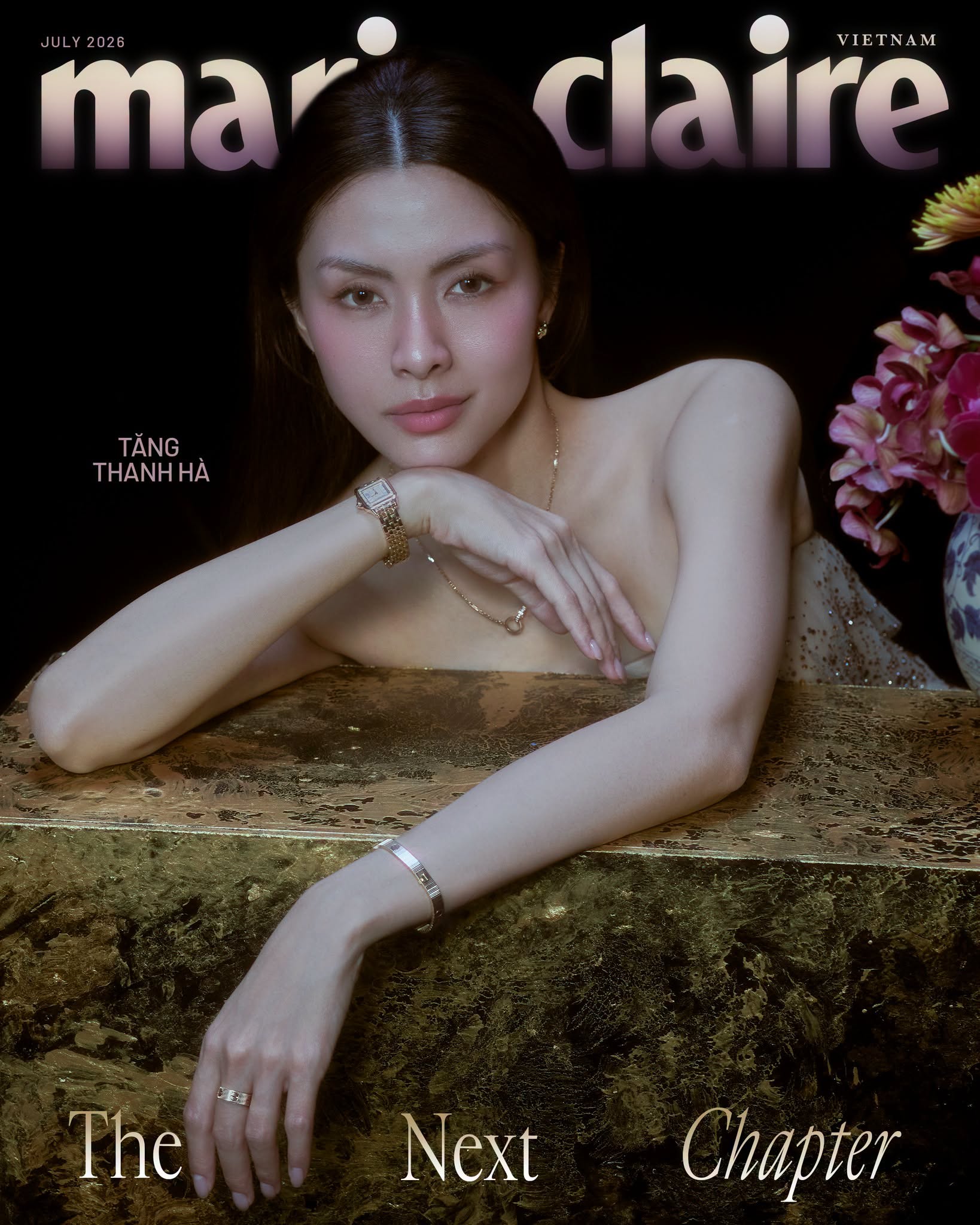 Bìa tạp chí đầy cuốn hút của Tăng Thanh Hà