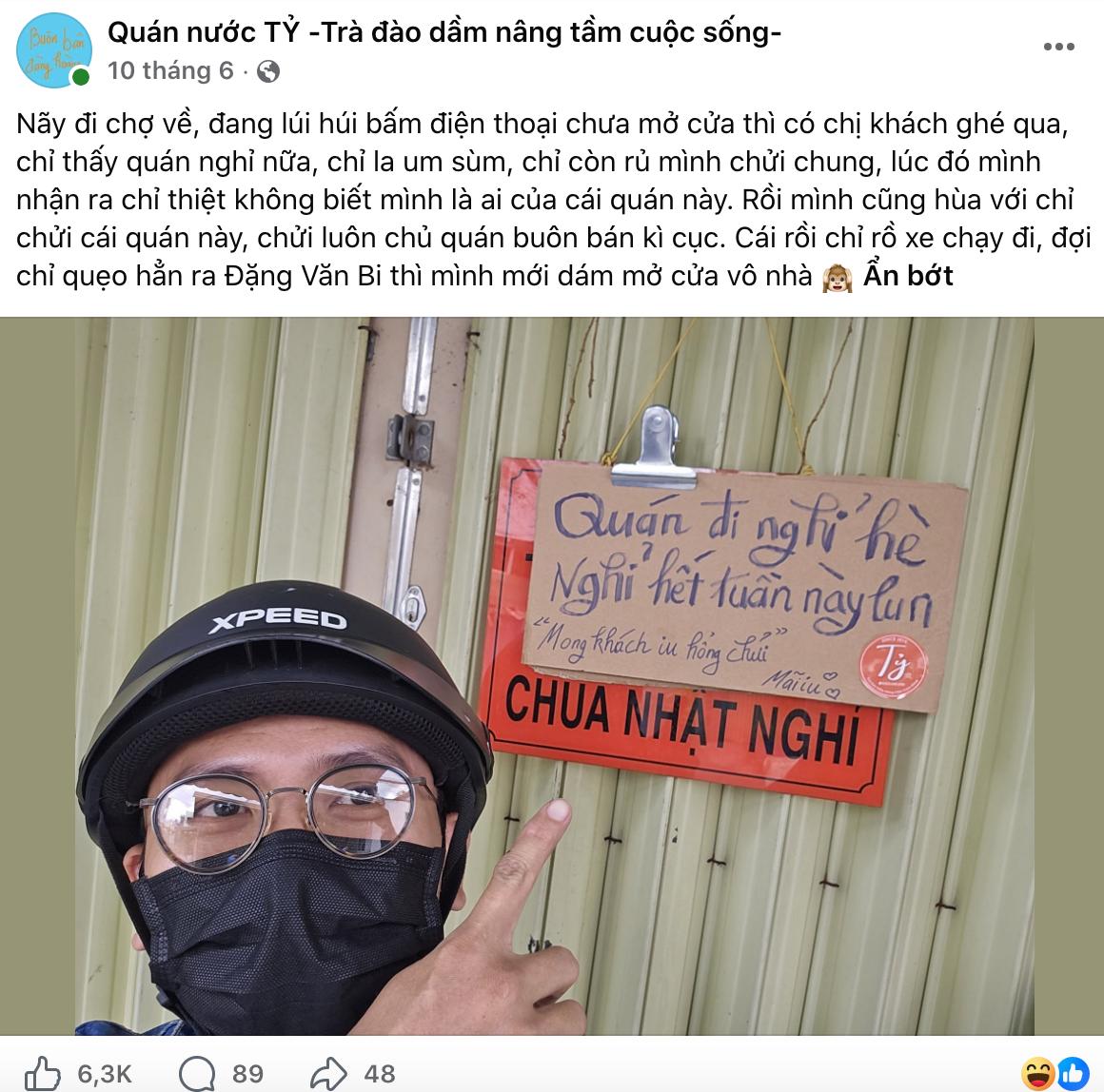 Bỏ chạy xe ôm công nghệ, chủ quán trà sữa 10 năm nổi tiếng vì... nghỉ bán liên tục, khách nói
