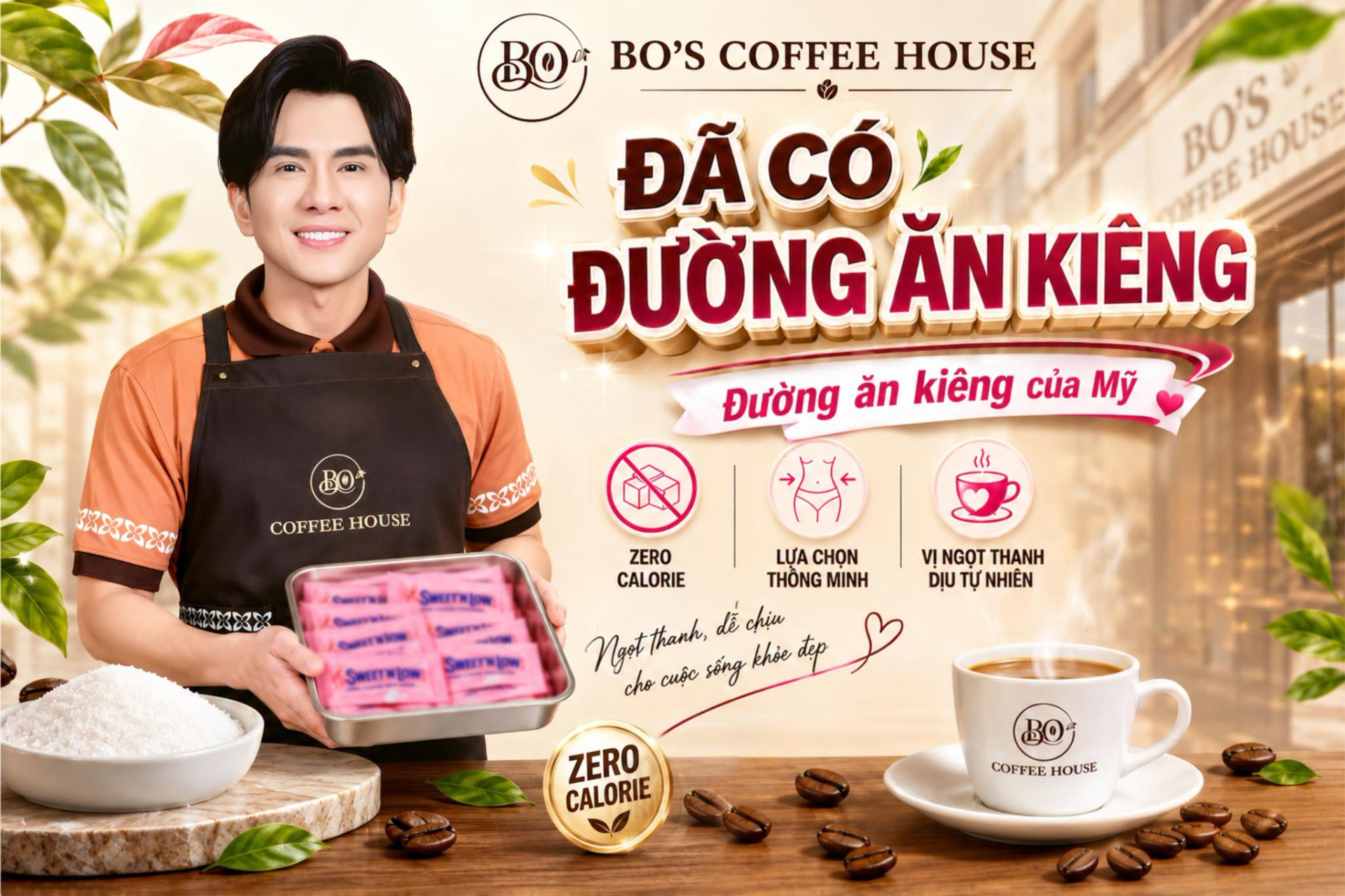 Đầu tháng 7 vừa qua, nam ca sĩ thông báo quán bổ sung lựa chọn dành cho những khách hàng theo đuổi lối sống lành mạnh