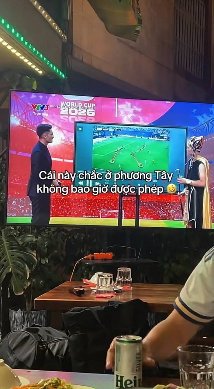 Khách Tây ấn tượng với chương trình bình luận FIFA World Cup 2026 trên VTV3. Nguồn: M2K