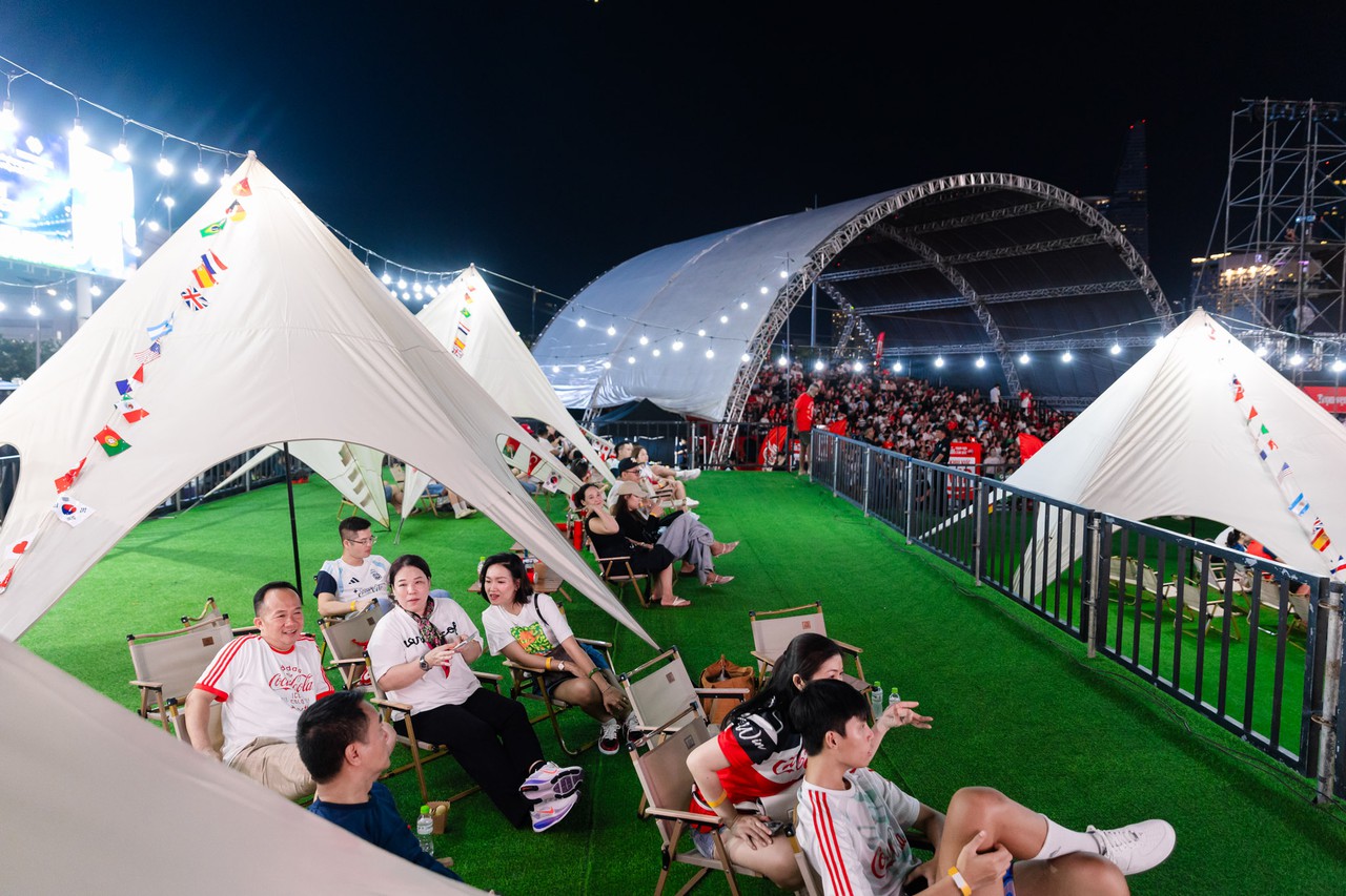 Không khí tại khu vực Camping
