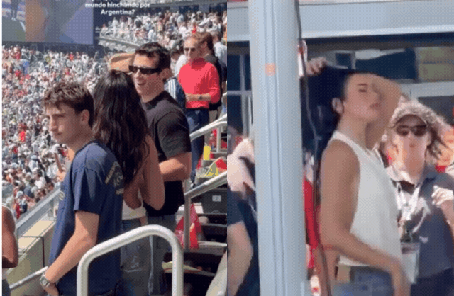 Đôi vợ chồng mới cưới Callum Turner và Dua Lipa. Ảnh: X