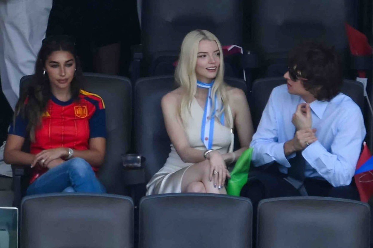 Anya Taylor-Joy dành sự ủng hộ cho Messi và các đồng đội. Ảnh: X.