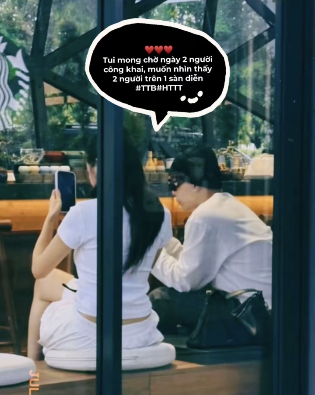 Team qua đường bắt gặp cặp đôi được cho là Trịnh Thăng Bình và Thanh Thuỷ