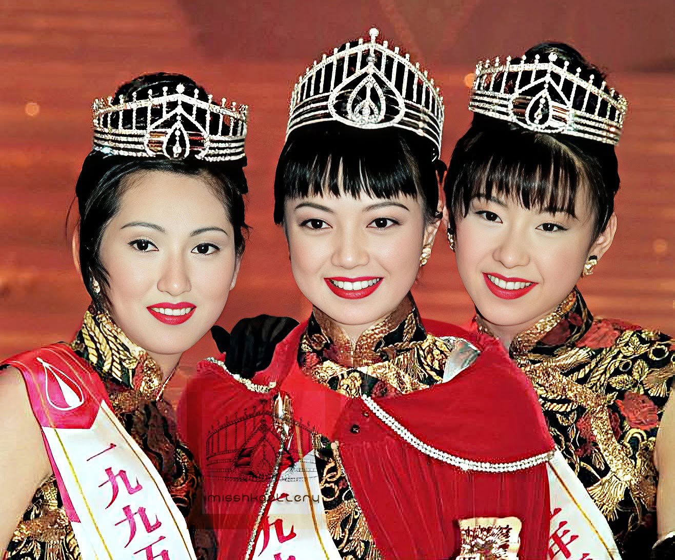 Dương Uyển Nghi bị chê bai nhan sắc khi đăng quang Hoa hậu Hong Kong 1995. Ảnh: Sina.