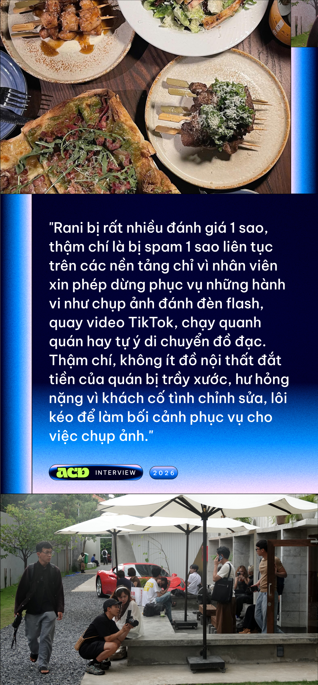 Chủ quán cà phê lên tiếng về văn hóa “meo meo”: “Bị spam 1 sao vì nhắc tắt flash, ly nước chụp hình rồi đổ thẳng vào thùng rác”