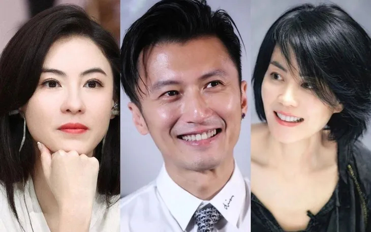Số phận đã buộc Tạ Đình Phong, Trương Bá Chi và Vương Phi vào những ồn ào tình ái không hồi kết. Ảnh: Weibo