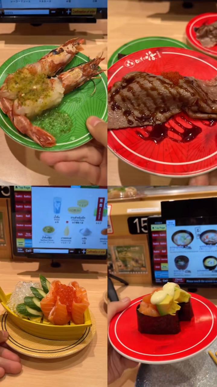 Nhà hàng có tên Katsu Midori Sushi, sở hữu nhiều chi nhánh tại Bangkok. Nguồn: Dinh Áo Bông