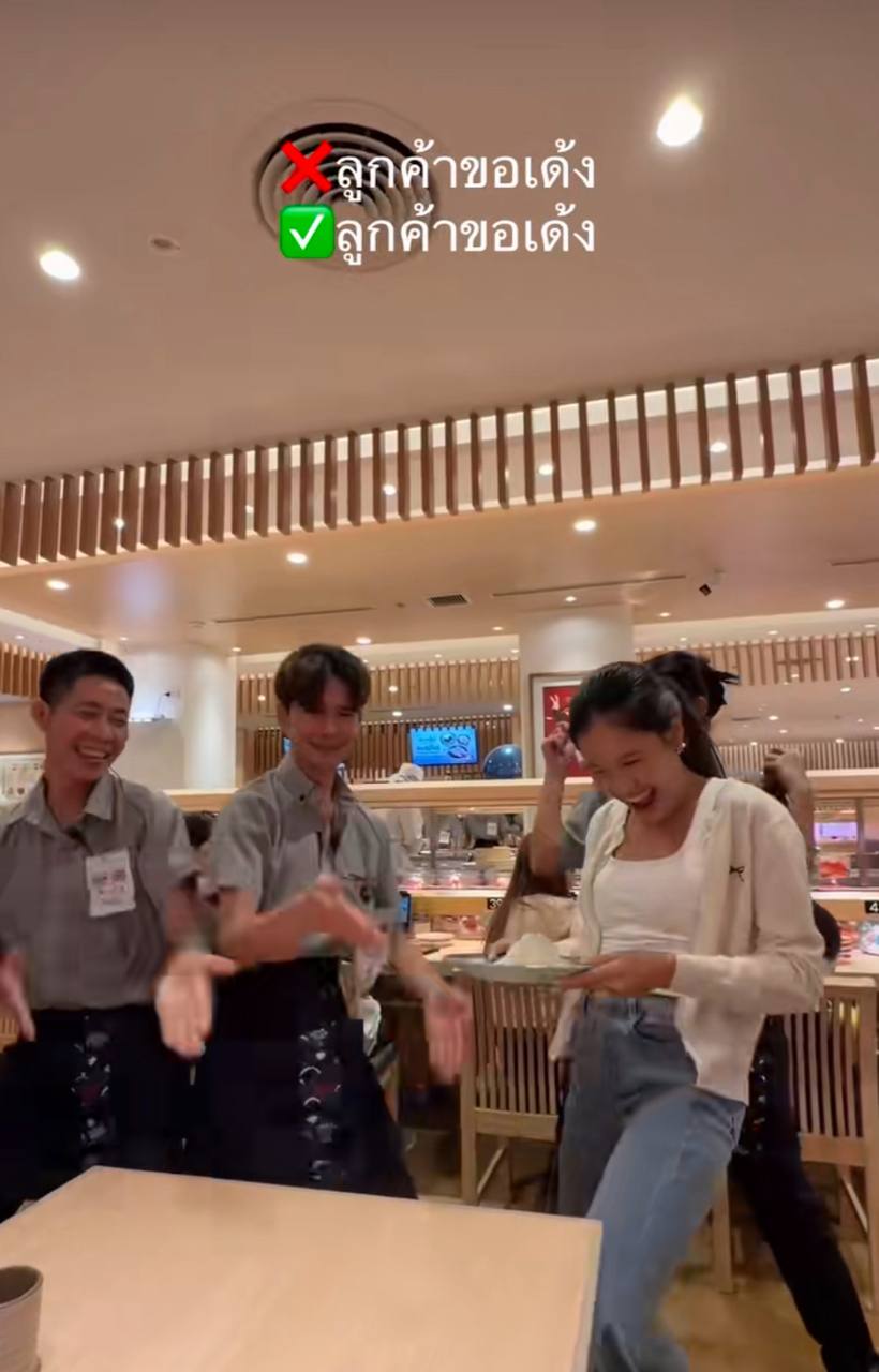 Nhà hàng sushi ở Bangkok, Thái Lan viral vì màn trình diễn