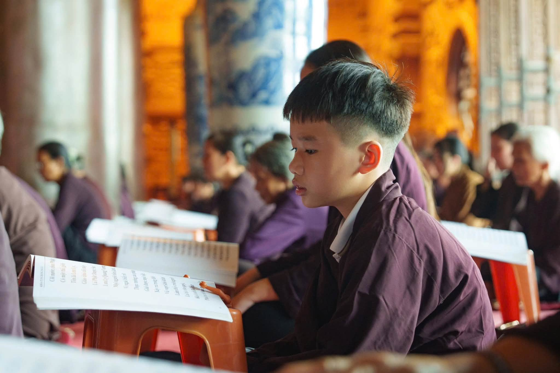 Lễ tụng kinh cầu an mùng 1 tháng 6 năm Bính Ngọ tại điện Tam Thế