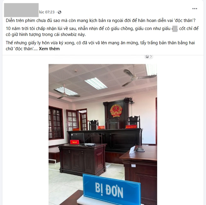 B.A nói rằng Thư Đan xây dựng hình ảnh độc thân để giữ hình tượng trong showbiz.