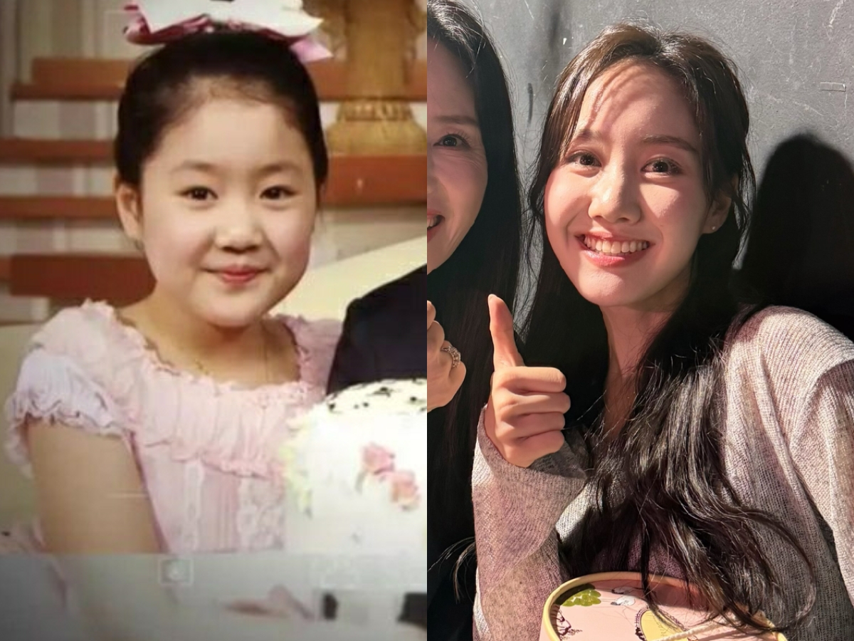 Ha Hee Ra vừa chia sẻ lên trang cá nhân hình ảnh mới nhất của Jin Ji Hee (ảnh phải). So với thời điểm còn đóng Gia Đình Là Số 1, Jin Ji Hee đã thay đổi quá nhiều, tới mức làm cho khán giả dụi mắt mãi cũng không thể nhận ra. Ảnh: IGNV