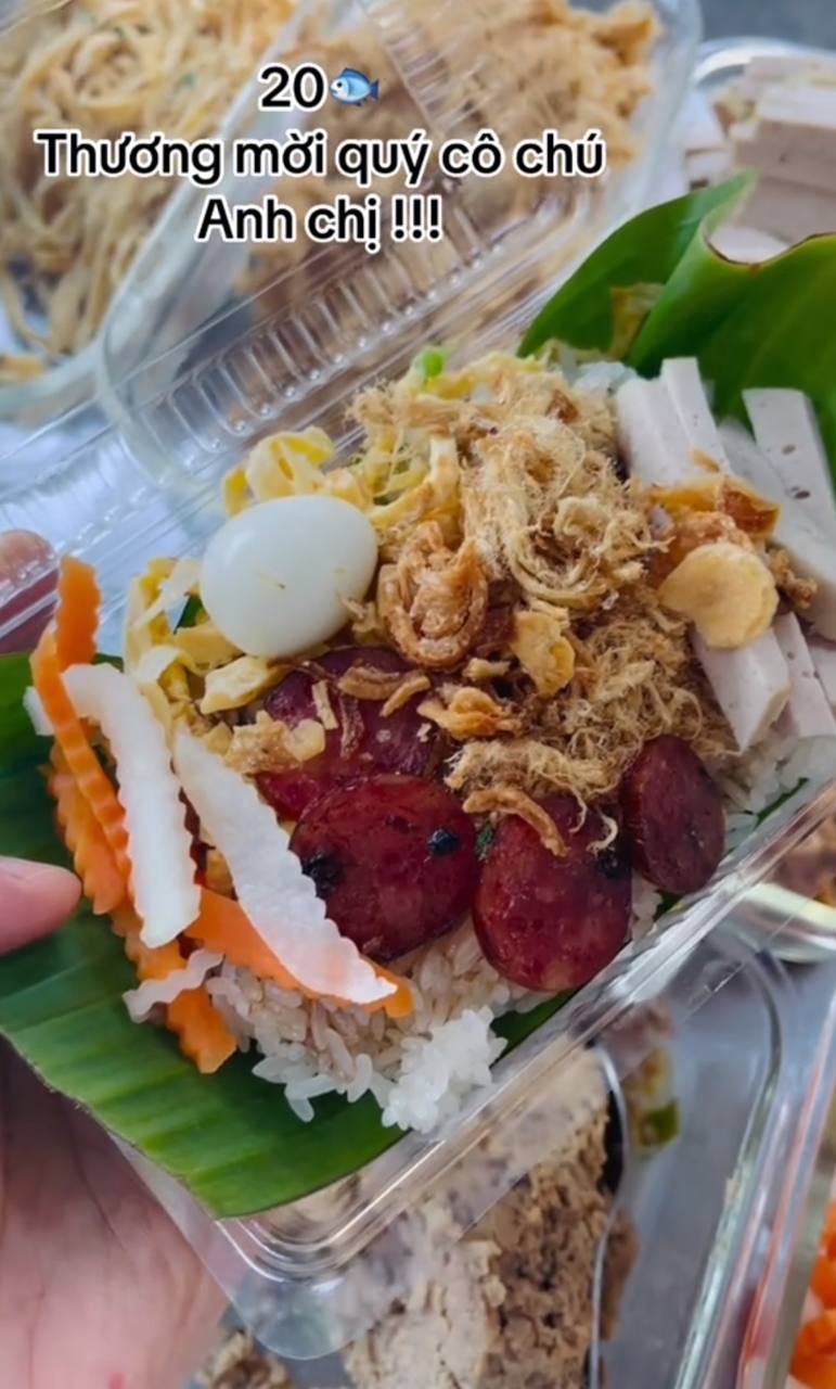 Tiệm xôi ở Cần Thơ, giá chỉ từ 20.000 đồng của chị Hồng gây bão mạng. Nguồn: xoilachuoi77nvh