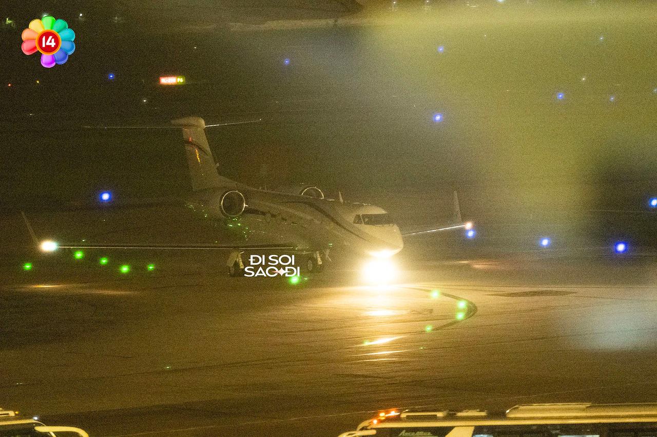 Tháng 11/2025, nam rapper từng đáp xuống sân bay Nội Bài bằng chuyên cơ Gulfstream G650 này 