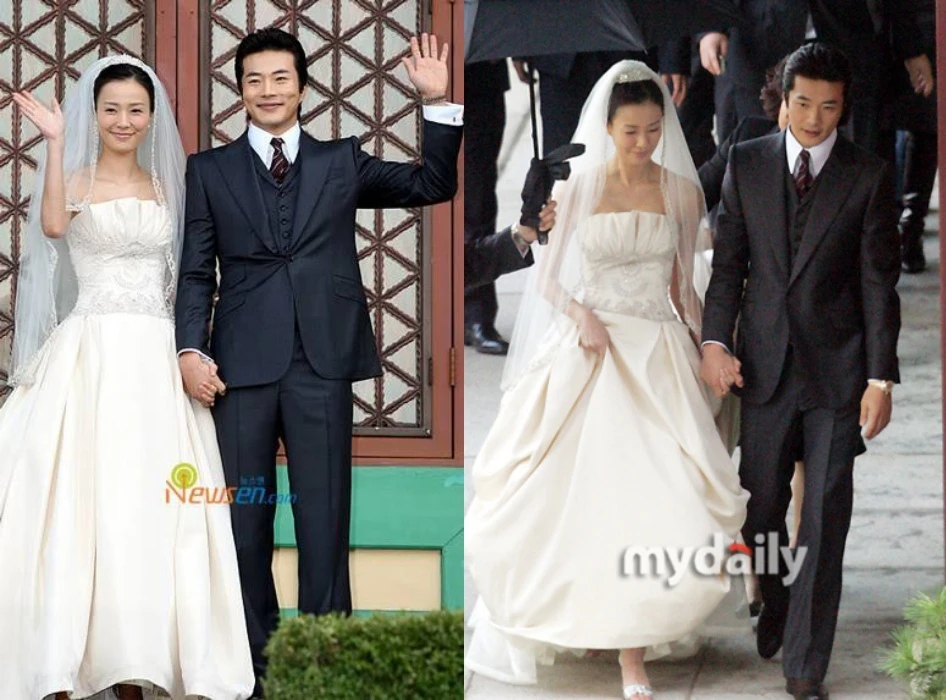 Son Tae Young - Kwon Sang Woo kết hôn hồi năm 2008. Ảnh: Nate