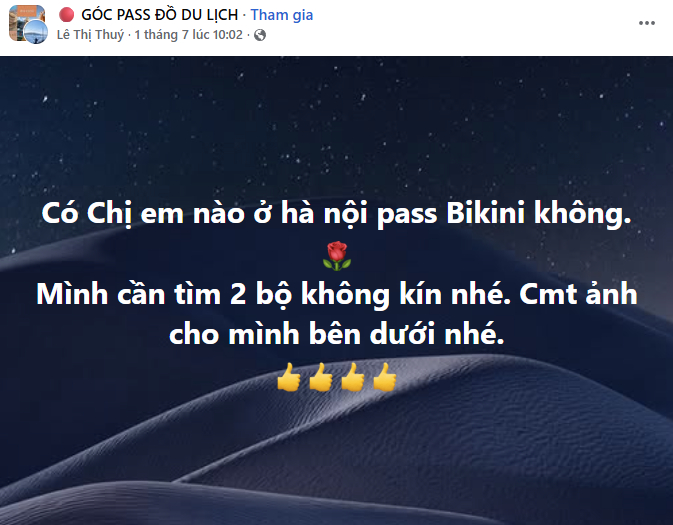 Bán lại bikini đã mặc, cô gái châm ngòi cuộc