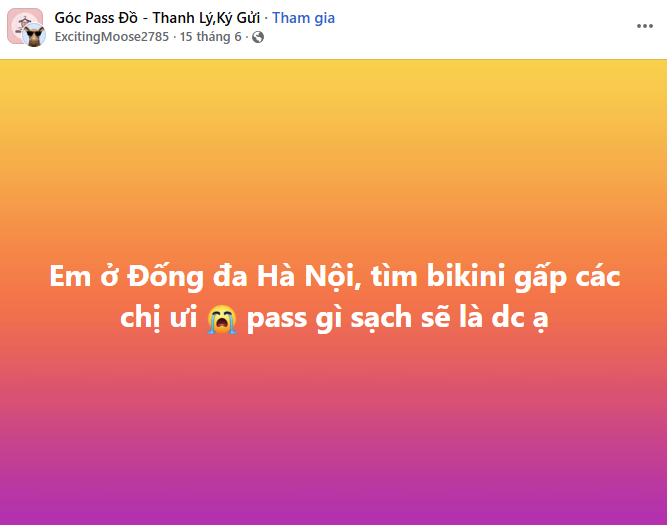 Bán lại bikini đã mặc, cô gái châm ngòi cuộc