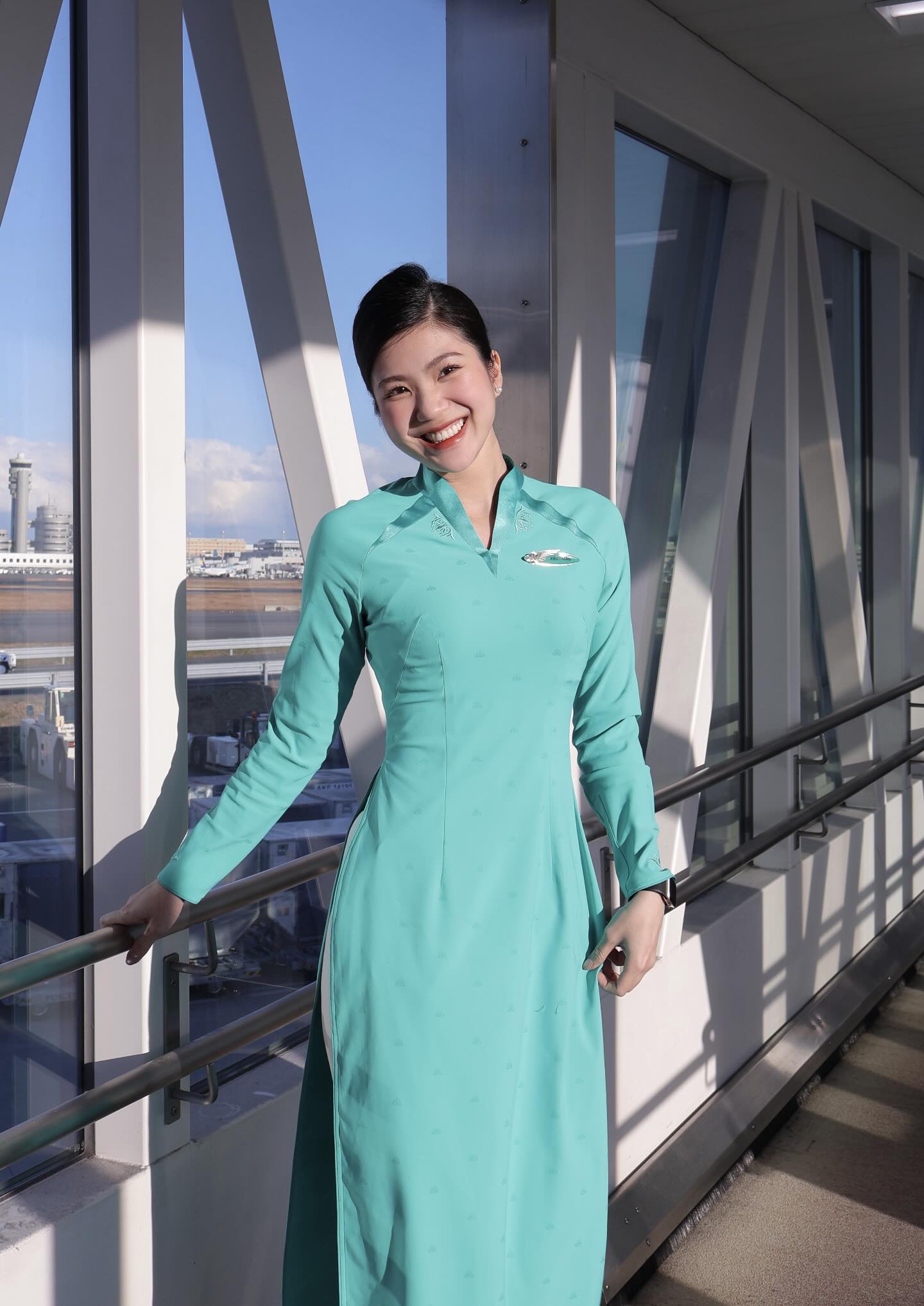 Kiều Trang hiện là tiếp viên hàng không.