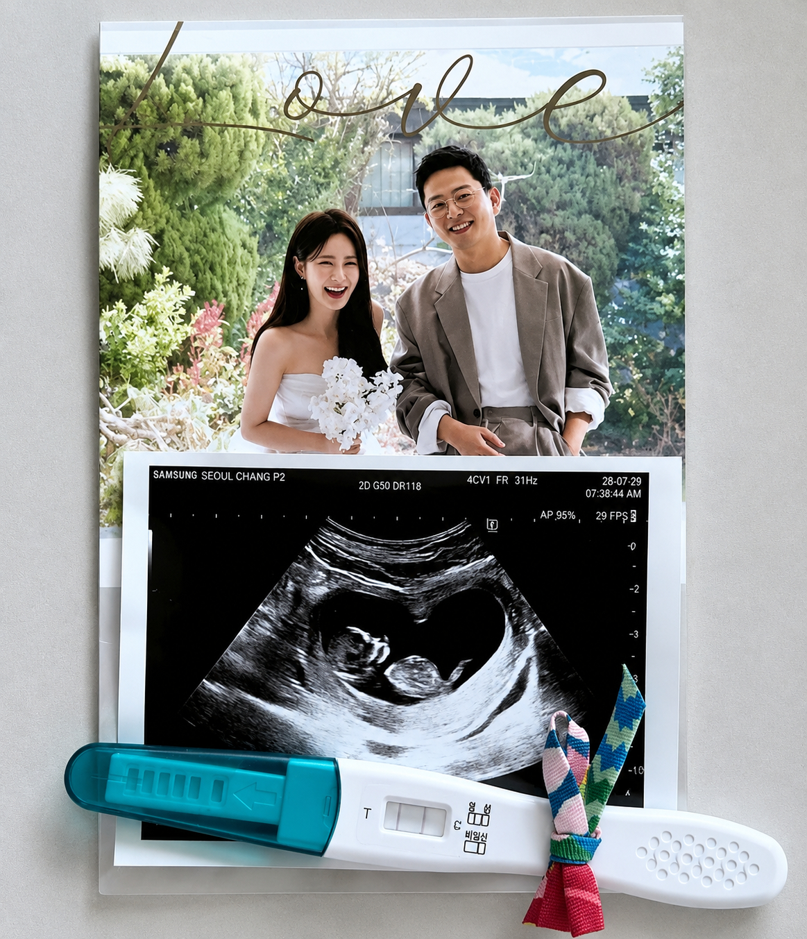 Kim Jun Ho và Kim Ji Min thông báo có em bé 12 tuần vào ngày 30/7/2026