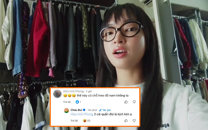 Châu Bùi hài hước trước lời nhắc khéo giữ chỗ treo đồ Binz ở trong nhà mới