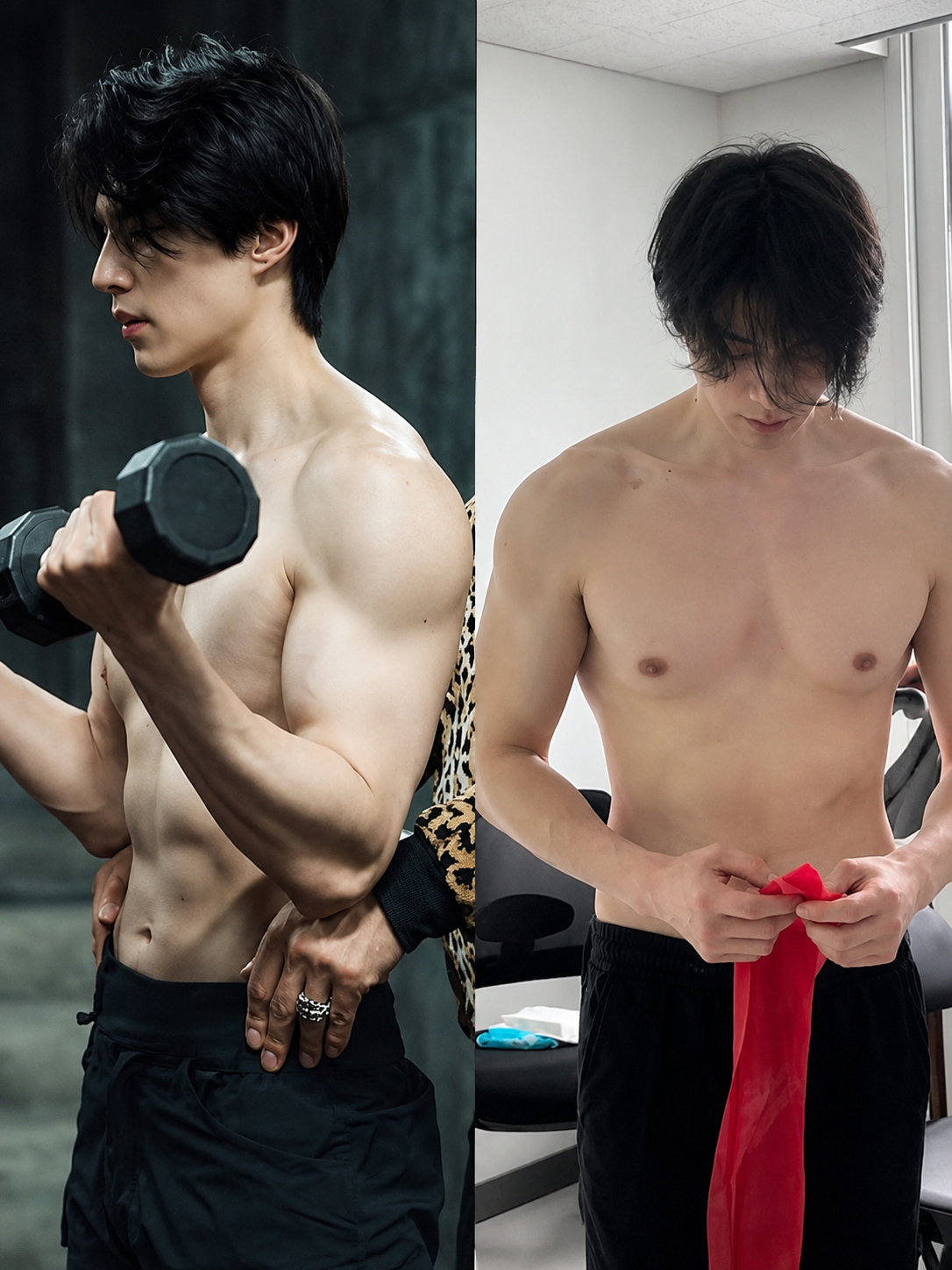 Lee Dong Wook không theo đuổi hình tượng cơ bắp cuồn cuộn, nhưng ăn sẵn sàng