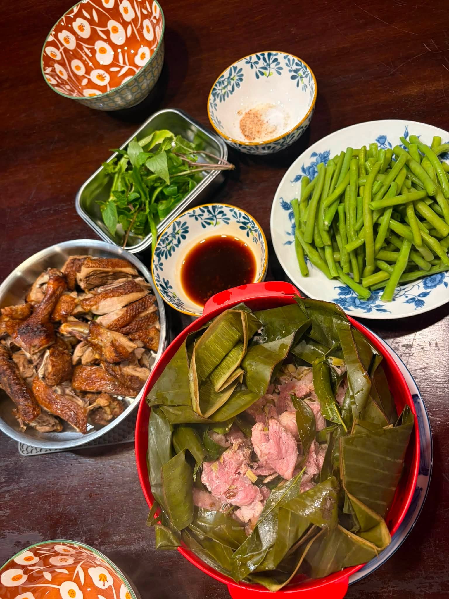 Mâm cơm vợ NSND Xuân Bắc chia sẻ
