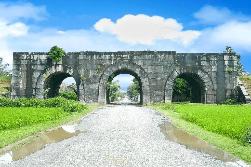 Kiến trúc độc đáo của Thành Nhà Hồ. Ảnh: Sưu tầm.