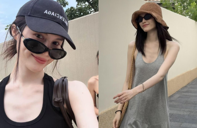 Lần này, Hà Tuệ không gây chú ý vì chuyện tình cảm mà bởi màn khoe sắc hậu sinh nở quá đỗi ấn tượng. Ảnh: Sina.