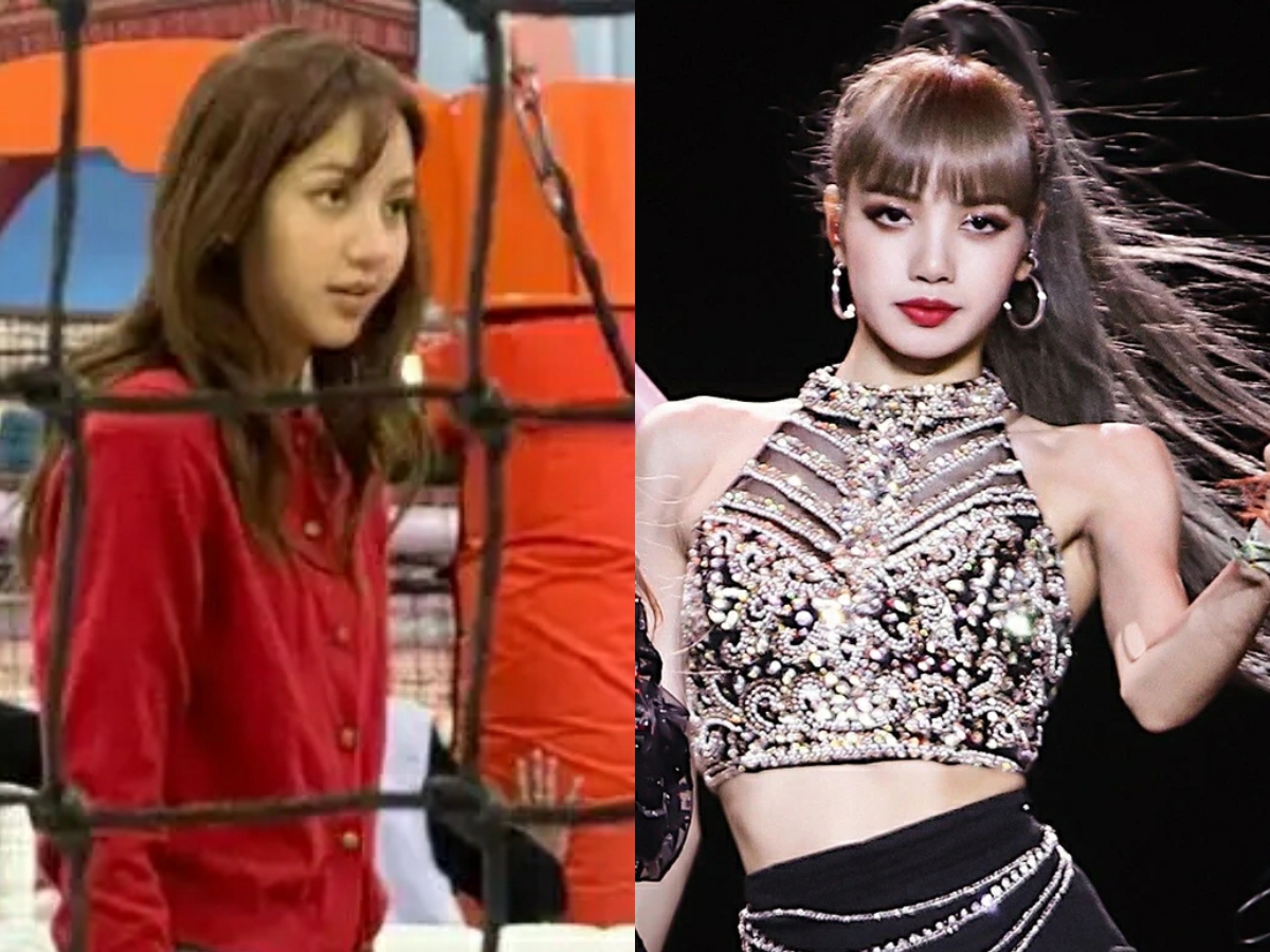 Lisa bất ngờ xuất hiện ở 1 khu vui chơi trẻ em với gương mặt mộc. Cô diện trang phục đời thường giản dị, không để kiểu tóc mái bằng như thường lệ. Theo ký giả Sohu nhận xét, nữ idol 9X bỗng trở nên khác lạ khi không trang điểm (ảnh trái), trông khác xa với hình ảnh sang chảnh, lung linh thường thấy trên sân khấu. Ảnh: Sohu