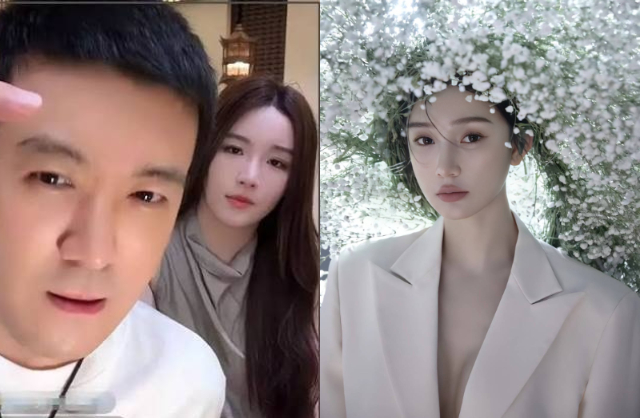 Dương Tử công khai ngoại tình với Hoa hậu đáng tuổi con khi tham gia show truyền hình cùng vợ. Ảnh: Sohu.