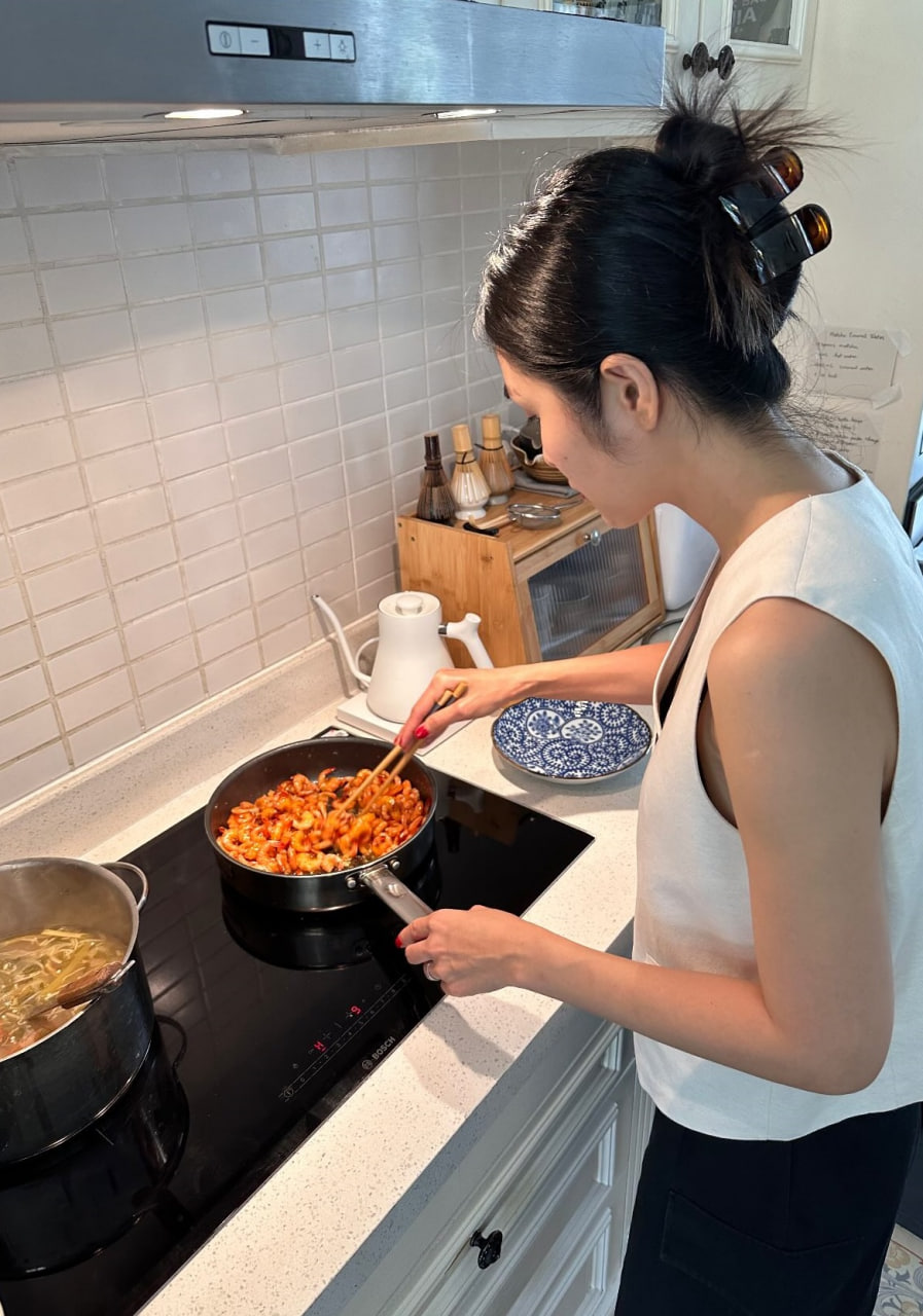 Nữ diễn viên từ lâu đã khiến nhiều người ngưỡng mộ bởi tài nội trợ khéo léo.