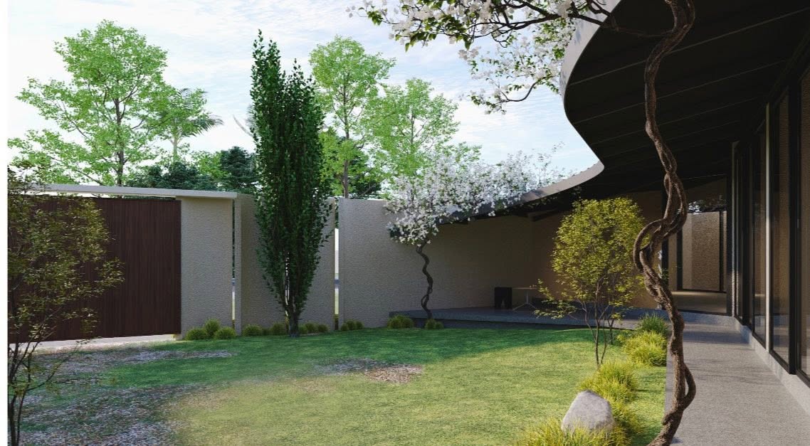 Cặp đôi từng đăng ảnh phối cảnh 3D của căn biệt thự và mới dọn về sống vào tháng 6 vừa qua