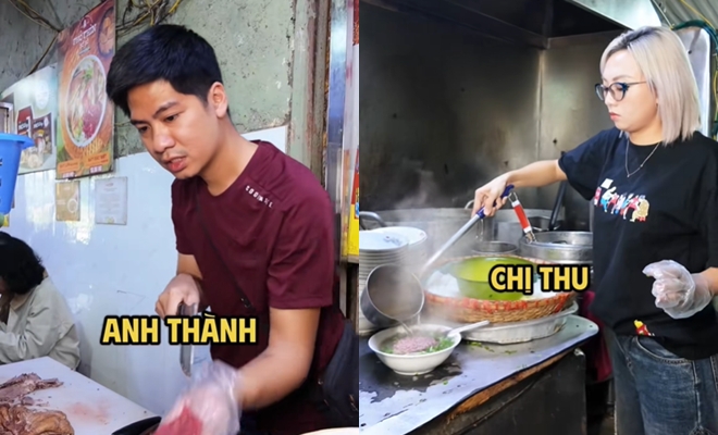 Hiện tại, cả hai vợ chồng tiếp quản tiệm phở gia truyền.