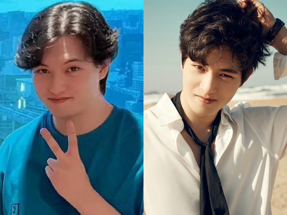 Lee Jong Hyun bỗng lộ diện với gương mặt tròn xoe và diện mạo phát tướng, trông khác xa so với thời còn hoạt động trong làng giải trí (ảnh phải). Ảnh: Naver