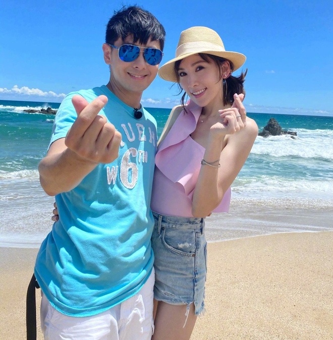 Tài tử Cbiz và người mẫu Trần Nhược Nghi hôn nhân hạnh phúc đáng ngưỡng mộ. Ảnh: Sina.
