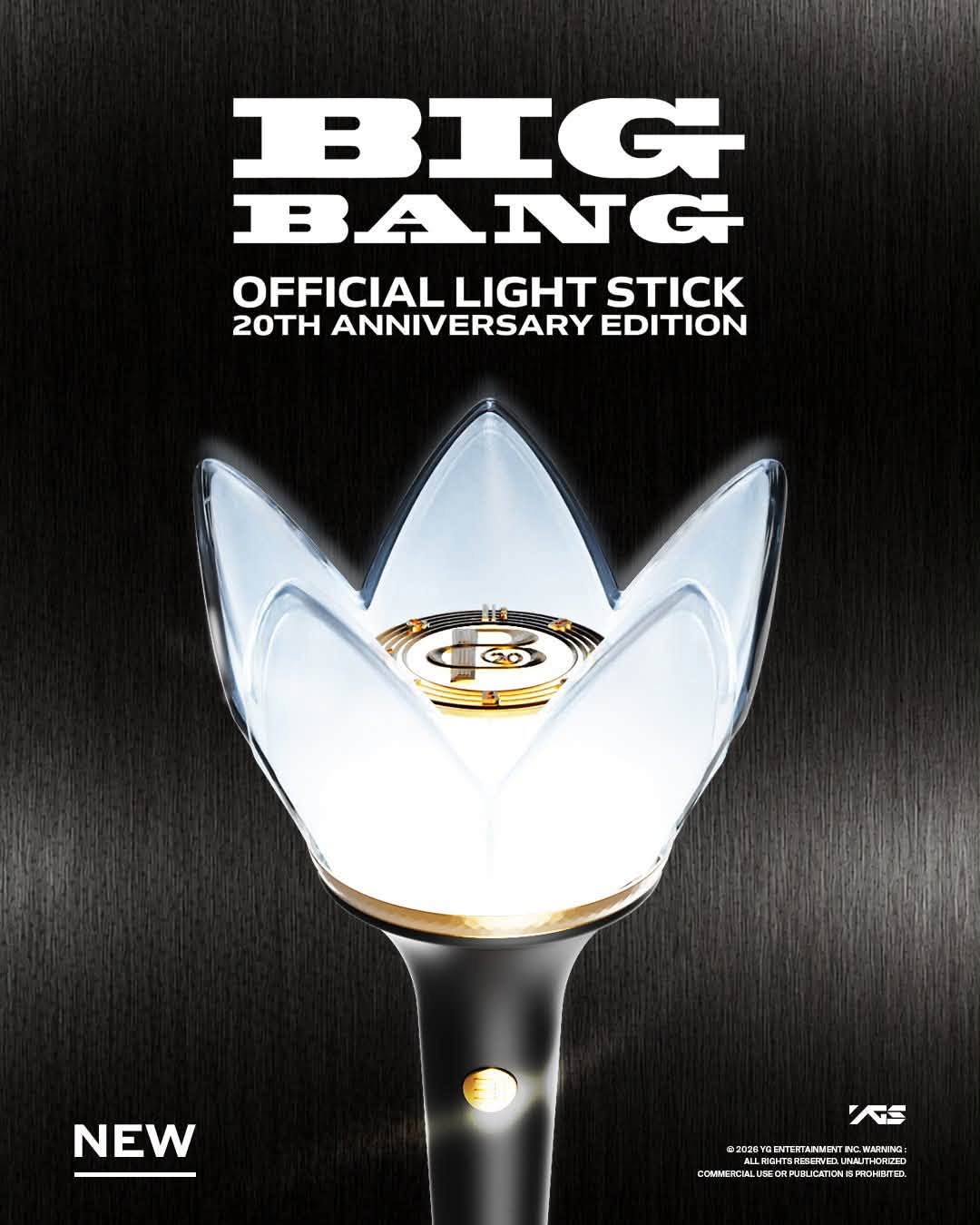 BIGBANG phát hành lightstick mới, thiết kế dành riêng cho kỷ niệm 20 năm