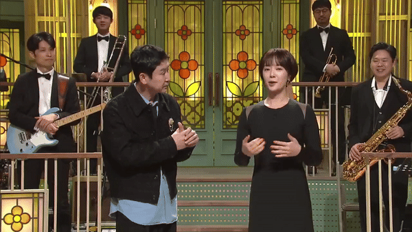 Nữ diễn viên công khai cạnh khóe chồng cũ khi xuất hiện trong chương trình SNL Korea hồi tháng 3/2024. Ảnh: Naver