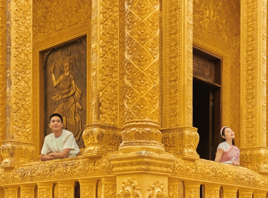 Không gian rực rỡ của những ngôi chùa Khmer