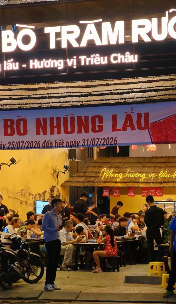 Quán lẩu bò trăm rưỡi đông tới mức khách ghé 4 lần chỉ 2 lần được ngồi