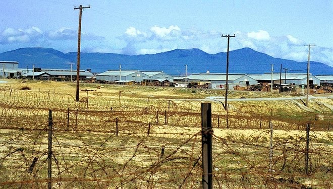 Sân bay Đà Nẵng thời kỳ quân đội Mỹ chiếm đóng năm 1970. Ảnh: Steve Ferendo