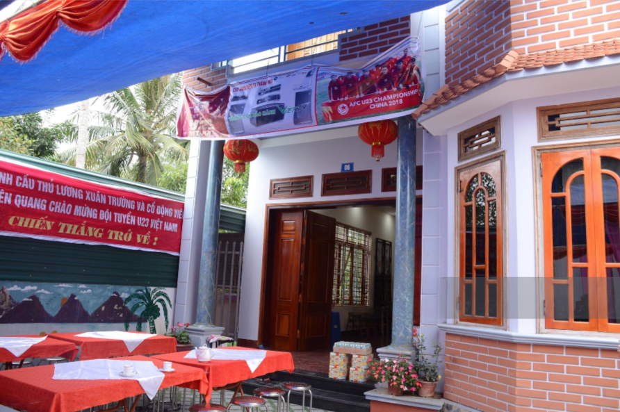 Nhà Lương Xuân Trường tổ chức tiệc mừng cho con trai vào năm 2018 (Ảnh: Ngọc Thắng)
