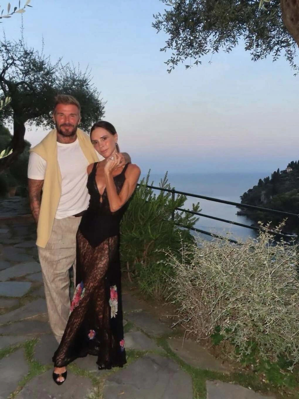 Gia đình Beckham đang tận hưởng kỳ nghỉ ở Địa Trung Hải. Ảnh: X